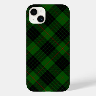 Gunn tartan grönt Black plaid
