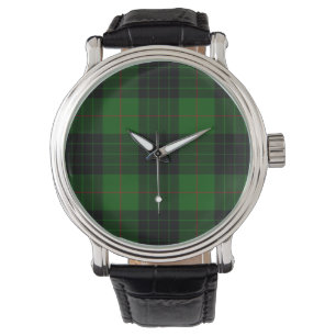 Gunn tartan grönt Black plaid Armbandsur