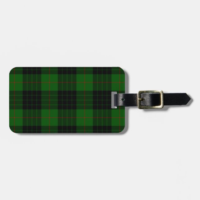 Gunn tartan grönt Black plaid Bagagebricka (Horisontell Framsida)