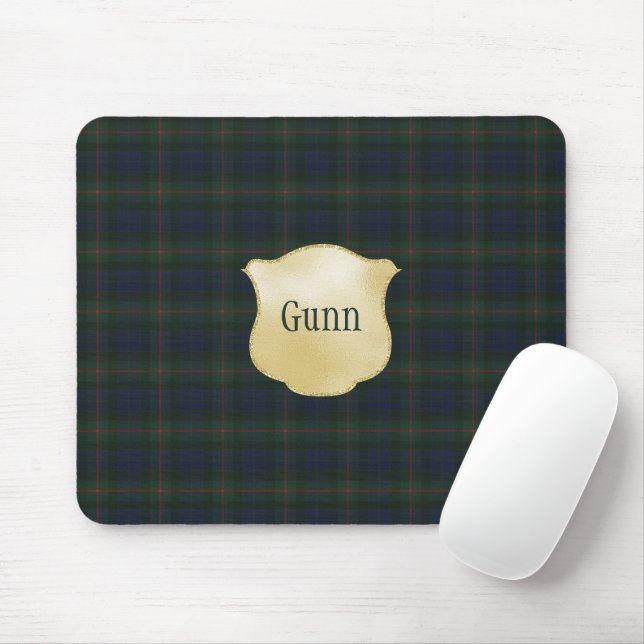 Gunn Weasted Original Scottish Tartan Musmatta (Med mus)