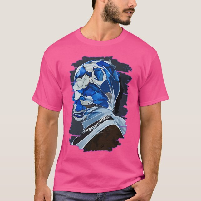 Gunna Brush Art T Shirt (Framsida)