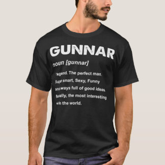 Gunnar Namn Gift Pullover T Shirt