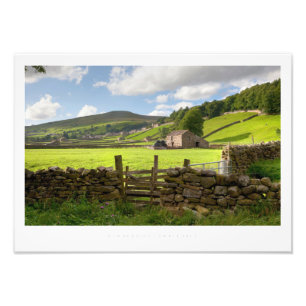 Gunnerside, Swaledale Fototryck