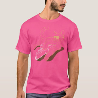 Gunning for Kattunge Armed Sunglasses Gun Tabby ka T Shirt