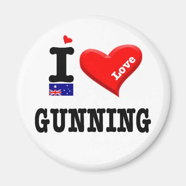 GUNNING - I Kärlek Magnet (Framsidan)