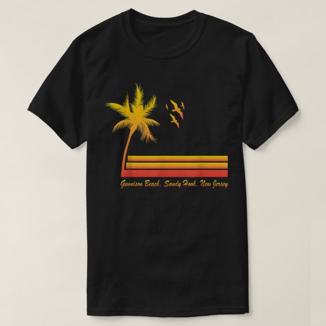 Gunnison Beach, Sandy Hook, New Jersey Tshirt  T Shirt (Design framsida)