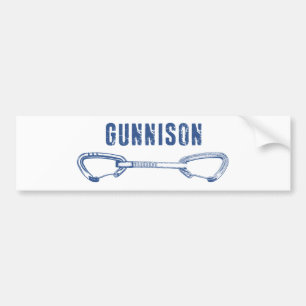 Gunnison Colorado Sten klätterakickdrag Bildekal