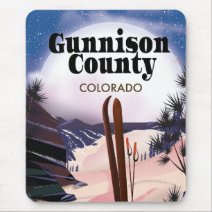 Gunnison County Ski-reseaffisch. Musmatta