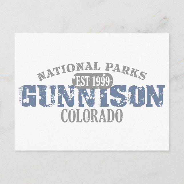 Gunnison nationalpark vykort (Framsida)