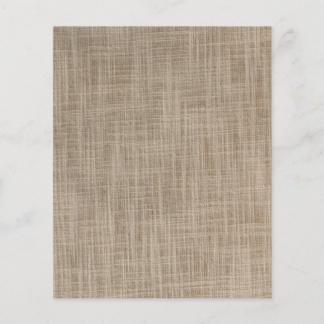 Gunny Sack-bakgrund Flygblad (Framsidan)