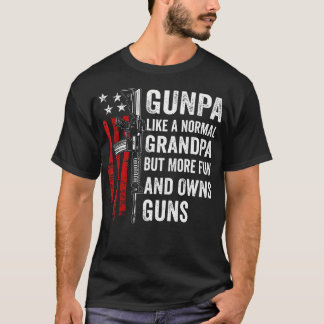 Gunpa som en vanlig morfar, men mer Roligt och äga T Shirt
