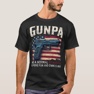 Gunpa som en vanlig morfar, men mer Roligt och äga T Shirt