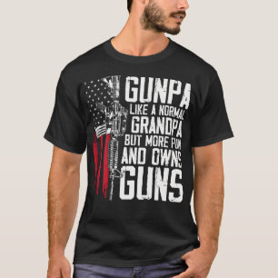 Gunpa som en vanlig morfar-Roligt och Owns Gunns ( T Shirt