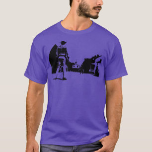 Gunrököppning Titles 50s Tv Western T Shirt