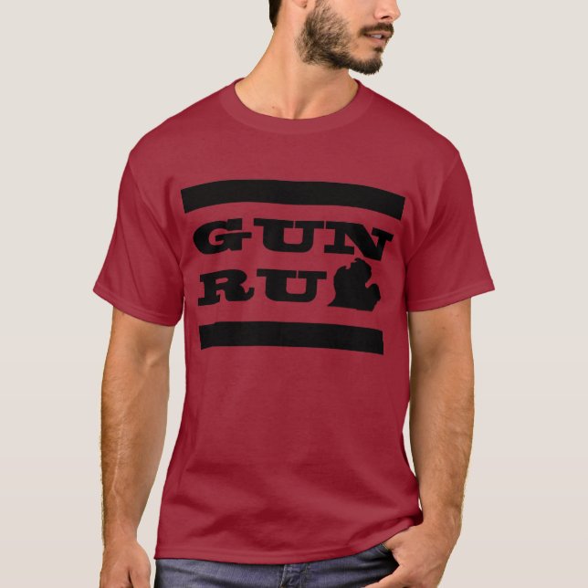 GunRu Michigan Tee Shirt (Framsida)