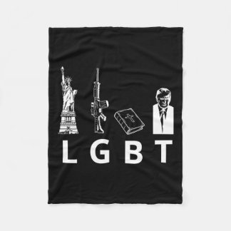 Guns Bible Trump Fleecefilt