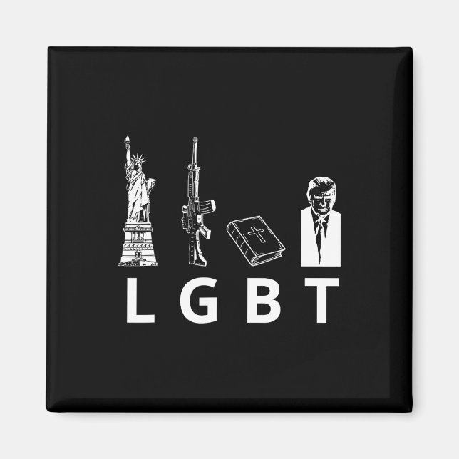 Guns Bible Trump Magnet (Framsidan)