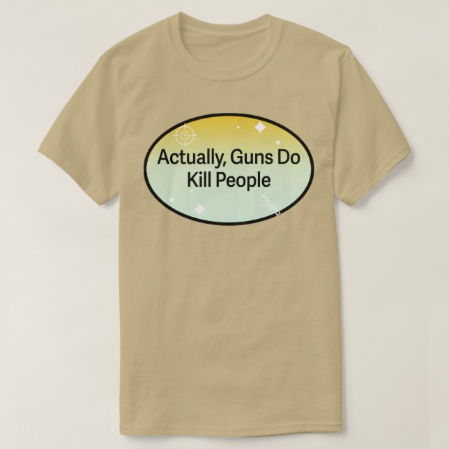Guns Do Döda People T Shirt (Design framsida)