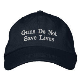 Guns Do Not Spara Lives Broderad Keps