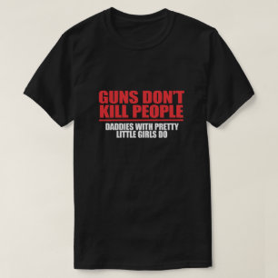 GUNS DÖDOR INTE MÄNNISKOR. LÄGG MED SÖT GIRL T SHIRT