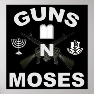 Guns n Moses Mörk Poster