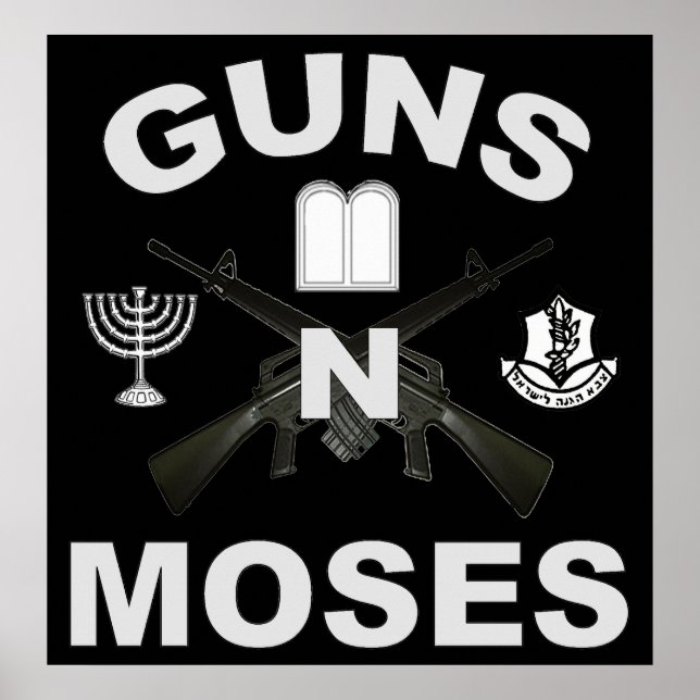 Guns n Moses Mörk Poster (Framsidan)