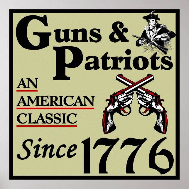 Guns & Patriots Poster (Framsidan)