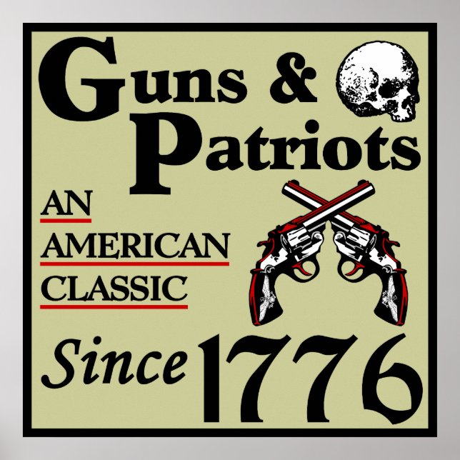 Guns & Patriots Poster (Framsidan)