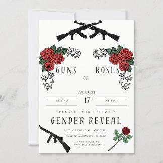 Guns & Ro, Gender Reveal Inbjudan