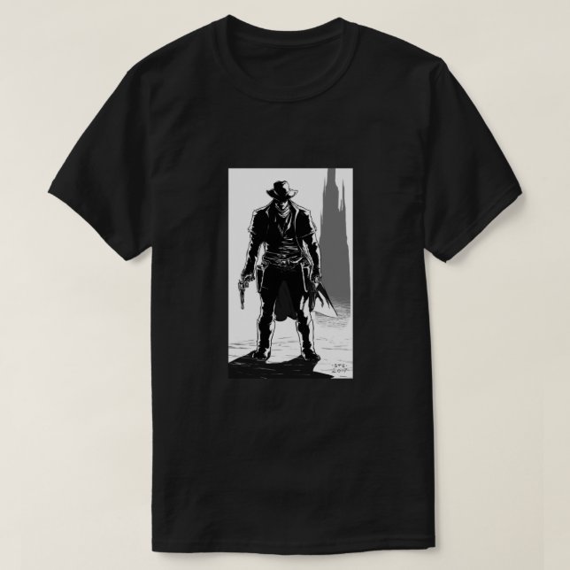 Gunslinger Classic T Shirt (Design framsida)