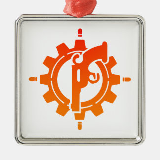 Gunslinger Sharpshooter Sniper Gunner DnD Julgransprydnad Metall