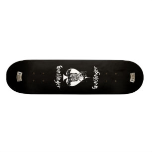 gunslingeröverdängare av spadar skateboard bräda 20 cm