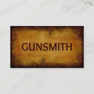 Gunsmith Antique Brushed Affärskort Visitkort