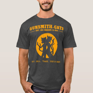 Gunsmith Cats Shop orange T Shirt