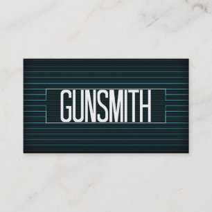 Gunsmith Elegant Rand Affärskort Visitkort