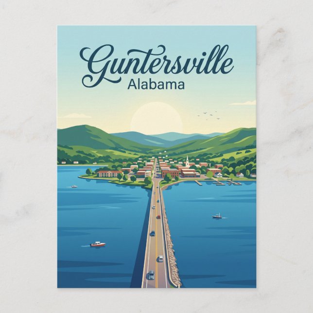 Guntersville USA Vykort (Framsida)