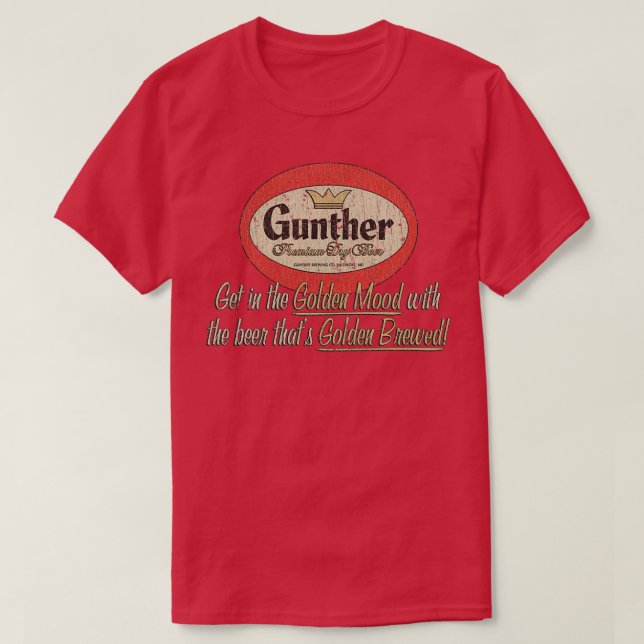 Gunther Beer 1881 T Shirt (Design framsida)