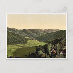 Gunthers Valley, Black Forest, Baden, Tyskland kla Vykort