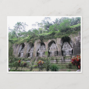 gunung kawi bali vykort