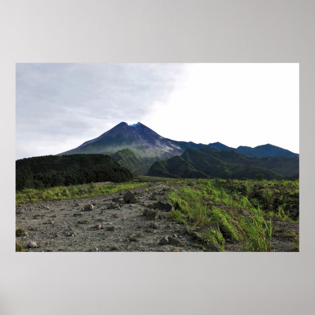 Gunung Merapi Poster (Framsidan)