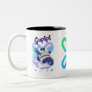 Gupipi coffee cup Två-Tonad mugg