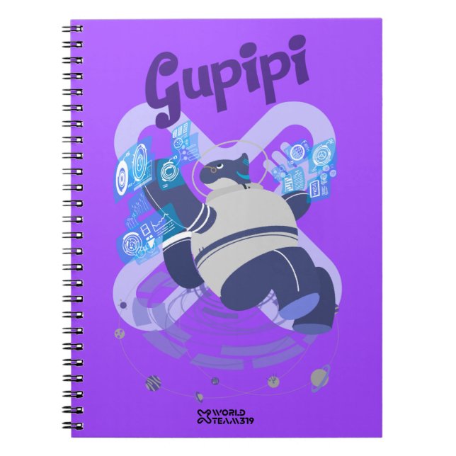 Gupipi notebook anteckningsbok (Framsidan)