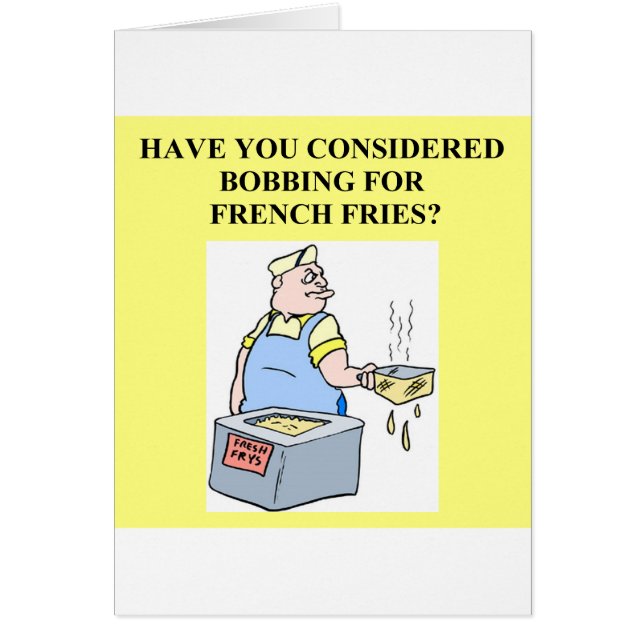 guppa för franska småfiskar hälsningskort (Framsidan)