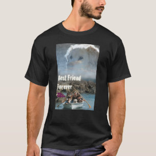 Guppa hunden - bästa vänför evigt t shirt