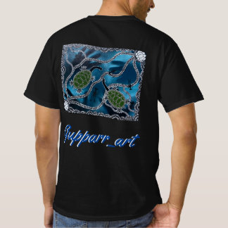 Gupparr_art Black orake nacke sköldpadda T Shirt