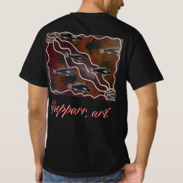 gupparr_art svart jew-skjorta t shirt