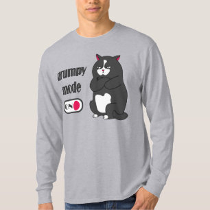 Guppläge på lustig tjock, katt T-Shirt