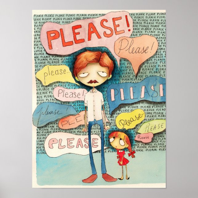 Guppy Butter - snälla! Poster (Framsidan)