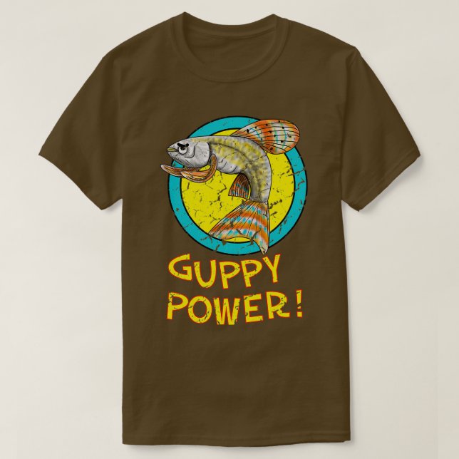 Guppy Power T Shirt (Design framsida)
