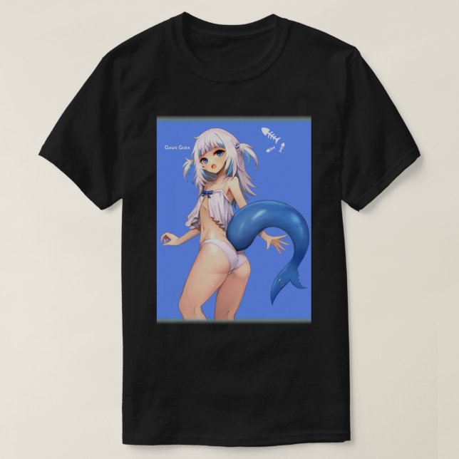 Gura in UnderWear, Hololive T Shirt (Design framsida)